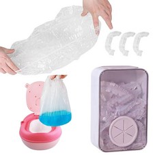 OULIGET Potty Chair Liners Elastic Storage Box Portable Potty Training Bags Potty Refill Liners Di, OULIGET Potty Chair Liners Ela