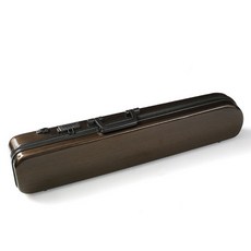 老羊樂器店 二胡盒 硬盒 CASE 拉鍊鎖 密碼鎖 濕度計 多款顏色, 1個, 亮面咖啡色