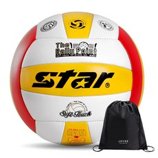 스타 랠리 포인트 배구공 VB5015-34T, VB5015-34T  +  JOYBE 공가방, 1개