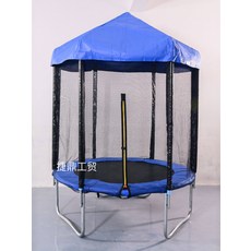 대형 야외 트램폴린 점핑 캠핑장 방방이 8피트 2.44m+안전망+사다리 B, 1개, D_6피트 트램폴린+캐노피