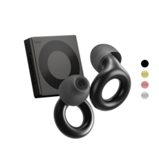 Loop 룹 이어플러그 익스피리언스 2 스포츠용 음악용 청력보호 귀마개, 1개, 블랙