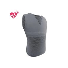 CABALLERO 男用心跳感測網衣 灰色 STB-HRBL13G 運動心跳感測網衣 吉興單車