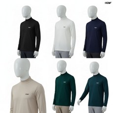 르까프 남성 양면기모 하프넥 6종