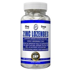 HI-TECH PHARMACEUTICALS 鋅 25毫克 柳橙味口含錠, 1個, 100錠