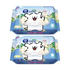 維達山茶花精華濕廁紙線條小狗聯名款，溫和清潔寶寶肌膚，無酒精無刺激，加厚不易破, 2個, 60片, 6.6g
