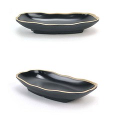 멜라민 한식 찬기 김치접시 반찬그릇 17.8x10.8cm 2호 pre+719mw