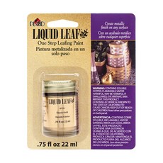 공예몰 Plaid Liquid Leaf One Step Leafing Paint 1 Classic Gold 메탈릭 골드 물감