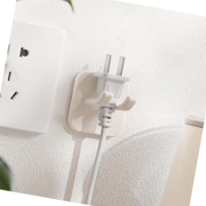 멀티탭코드정리 키밍 멀티탭 케이블 매직후크 걸이 행거 소품정리, 화이트