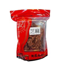 威記104黑芝麻杏仁脆片豬肉乾-小包，酥脆涮嘴，獨立包裝方便攜帶，辦公室休閒零食首選, 150g, 1個