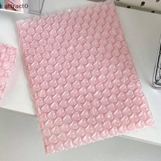 玫瑰愛心泡泡袋 禮品保護信封郵袋, 粉, 1個