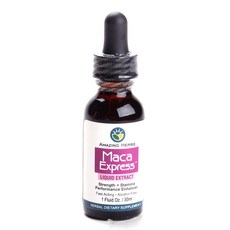 Amazing Herbs Maca Express 液體提取物, 1個, 30毫升