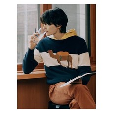 빈폴 [Print Bakery] 낙타 인타샤 니트 네이비 (BC4951K01R)