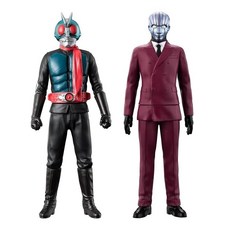 무비 몬스터 시리즈 2구세트 가면라이더 제2+1호 / 제2세대 외 세계 관측용 자립형 인공지능 케이