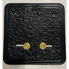 레슬러 벨트 월 마운트 리얼 가죽 벽걸이 매칭 색상, Black, 1개