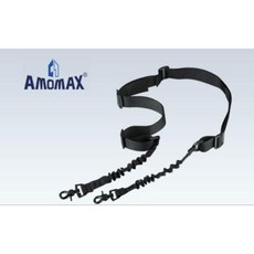 Amomax AM-DS02 軍規戰術雙點槍背帶 黑色, 1個