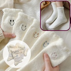 투바이젠 따뜻한 무압박 수면 양말 5켤레 세트