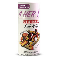 Hertel Wax HERTEL WAX 4 Her Rub N Go 전천후 스키 및 스노보드 왁스 - 스노보드를 위한 편리한 러브온 적용 성능 버핑 없음 코르크 필요 제어
