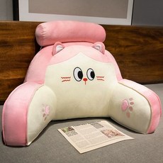 귀여운 허리쿠션 방석 다용도 바디필로우 침대 허리받침, 고양이 FX울
