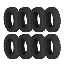 [정품] 강력 캐리어바퀴보호커버 휠슈즈 실리콘, 1세트, 블랙