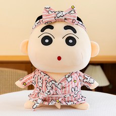 후드티 짱구 인형 파자마 코끼리 짱구 굿즈, 1개, 핑크 파자마, 26cm 1개, 핑크 파자마, 26cm