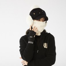 고운 겨울용 손등토시, 블랙
