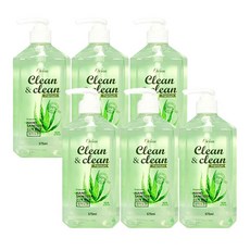 오릭스 클린앤클린 손소독제, 6개, 575ml