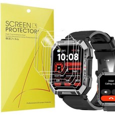 Windows MOSAHOLL PSVR2 PC 어댑터 컨버터 게임 액세서리 블랙뷰 밀리터리 스마트워치 화면 보호기 호환 [6팩] 램쇼 풀 커버리지 TPU 클리어 필름 W60, Compatible for Blackview W60, 6 Pack