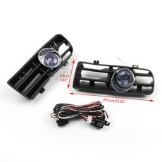 VW Golf MK4 GTI/TDI專用前霧燈組 晶鑽藍光附支架線組 極限超快感, 1個