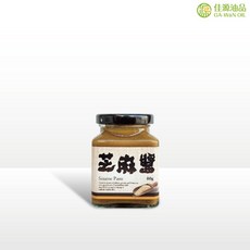 【佳源油品】青斗石磨白芝麻醬80g - 低溫慢磨，火鍋沾醬、拌麵調味首選, 1個