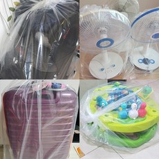 대형 비닐봉투 김장 재활용 매트리스 장난감 유모차 제품 보관 가전제품 이사짐 포장 고추, 검정, 1개