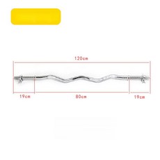 파워바 헬스 바벨컬 휘트니스 역기 홈트 역기바 중량봉, 1.2m 스몰 커브 2.5cm 안전 너트, 1개, 1g
