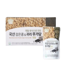 아름뜰 국산 검은콩 귀리 무가당 두유, 15개, 180ml