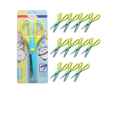 모닝글로리 3000 뉴핑킹가위 중, ALL MIX, 12개