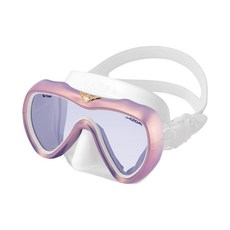 GULL VADER Mask UV420 日製頂級矽膠潛水面鏡 多色可選 潛水面鏡, 粉紫色 (白色裙邊)