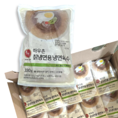 하우촌 사골 물냉면 칡냉면 육수 개별 1인용, 30개, 300g