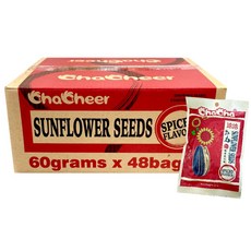 중국간식 챠챠 해바라기씨 양념맛 꽈즈, 60g, 48개