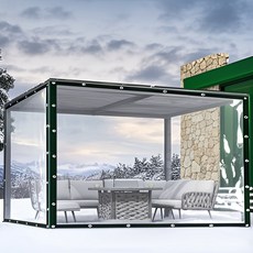 투명 방수 PVC 방수포 방풍 천막 발코니 덮개 보온 방한 커버 투명텐트 방풍커튼 텐트방수포 방수덮개 텐트덮개 텐트커버, 기본 사용 인원, 1. 2x2m