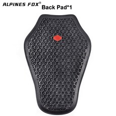 오토바이 라이딩 내장형 보호대 세트 상체 어깨 팔꿈치 등 무릎 가슴 엉덩이 충돌 방지, 5_등 보호