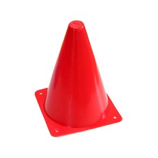 칼라콘 레드 18cm 체육용품 안전 표지 훈련 반환점 활동 공사, 단품, 1개