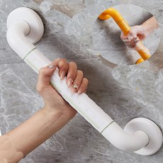 화장실 안전바 장애인 안전 손잡이 변기 노인 욕실, 안전바(오렌지 60cm), 1개