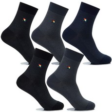 아놀드파마 남성정장양말 중목 5켤레 AP5546 남자면양말 구두양말 2882374