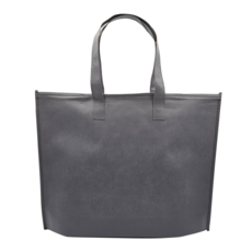에코로버 지퍼형 부직포 토트백 장바구니 대형, 1개, 그레이