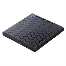 외장 멀티 CD DVD리더기 드라이브 CD 플레이어 USB 3.0 Type-C 버너 작가(SD/TF 슬롯 포함) 외부 USB3.0 허브 TF 리더(노트북 Macbook PC용), 1개