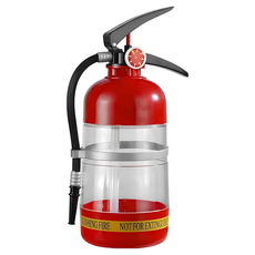 滅火器造型分飲器 1.5L大容量飲料桶 聚會KTV創意水壺禮物, 紅色, 1個, 1.5L