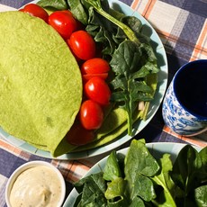 데일리또띠아 씬 시금치 또띠아 11개입 6인치, 1개, 165g