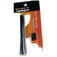 Teshern 通用型汽車短天線 內附多種規格螺絲 黑色