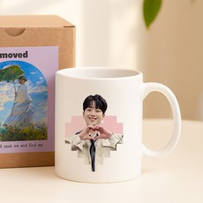 이찬원 굿즈 포토머그컵 제작, 1개, 아이보리, 양면인쇄