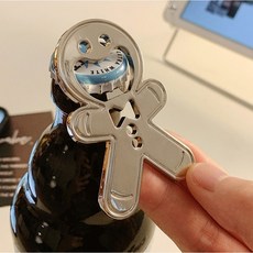 심플 자석 병따개, 실버쿠키, 1개