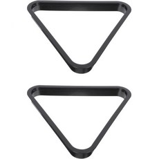 당구 삼각대 모양 고정대 놀리토이 삼각형 랙 티크 재질 테이블 볼 정리용 액세서리 게임룸용 2개 세트