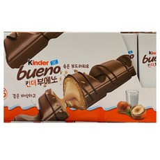 킨더 부에노 T2 초콜릿, 43g, 6개